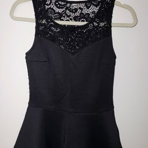 H&M peplum tank